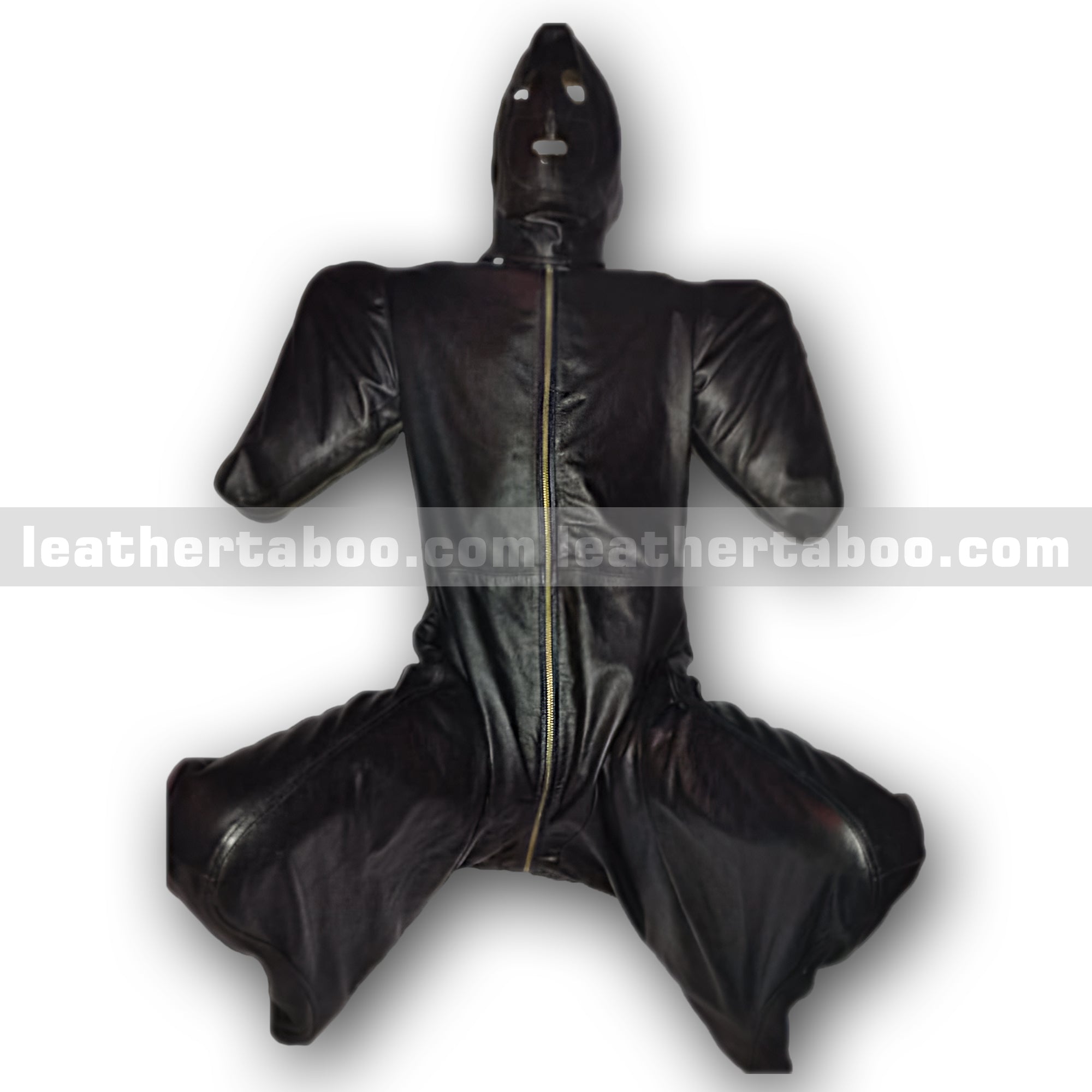 Full Enclosure Leather Sleep Sack Suit – Premium Cowhide | Unisex