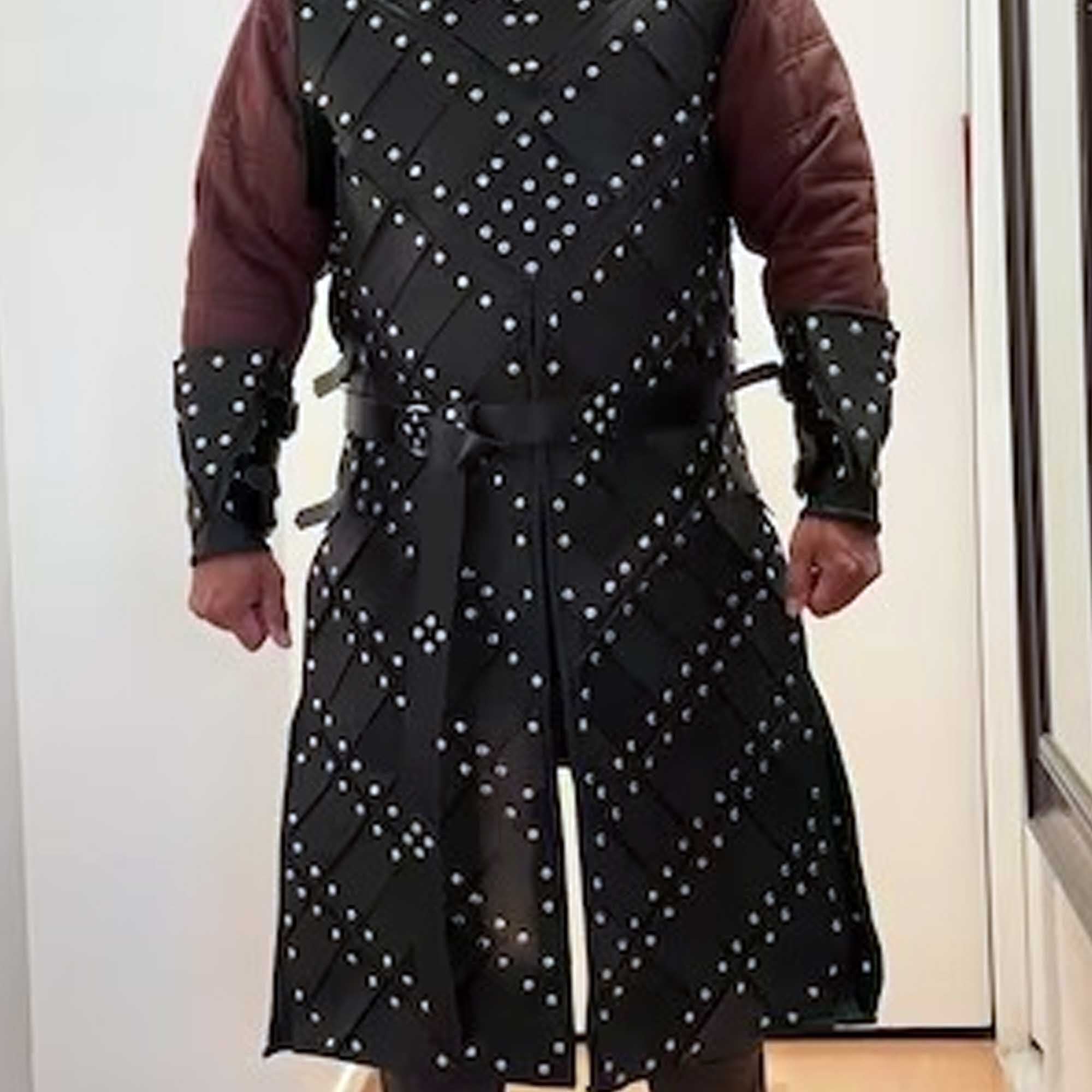 Mens real leather Medieval Leather Armour - A Perfect Gift for Him - leather taboo