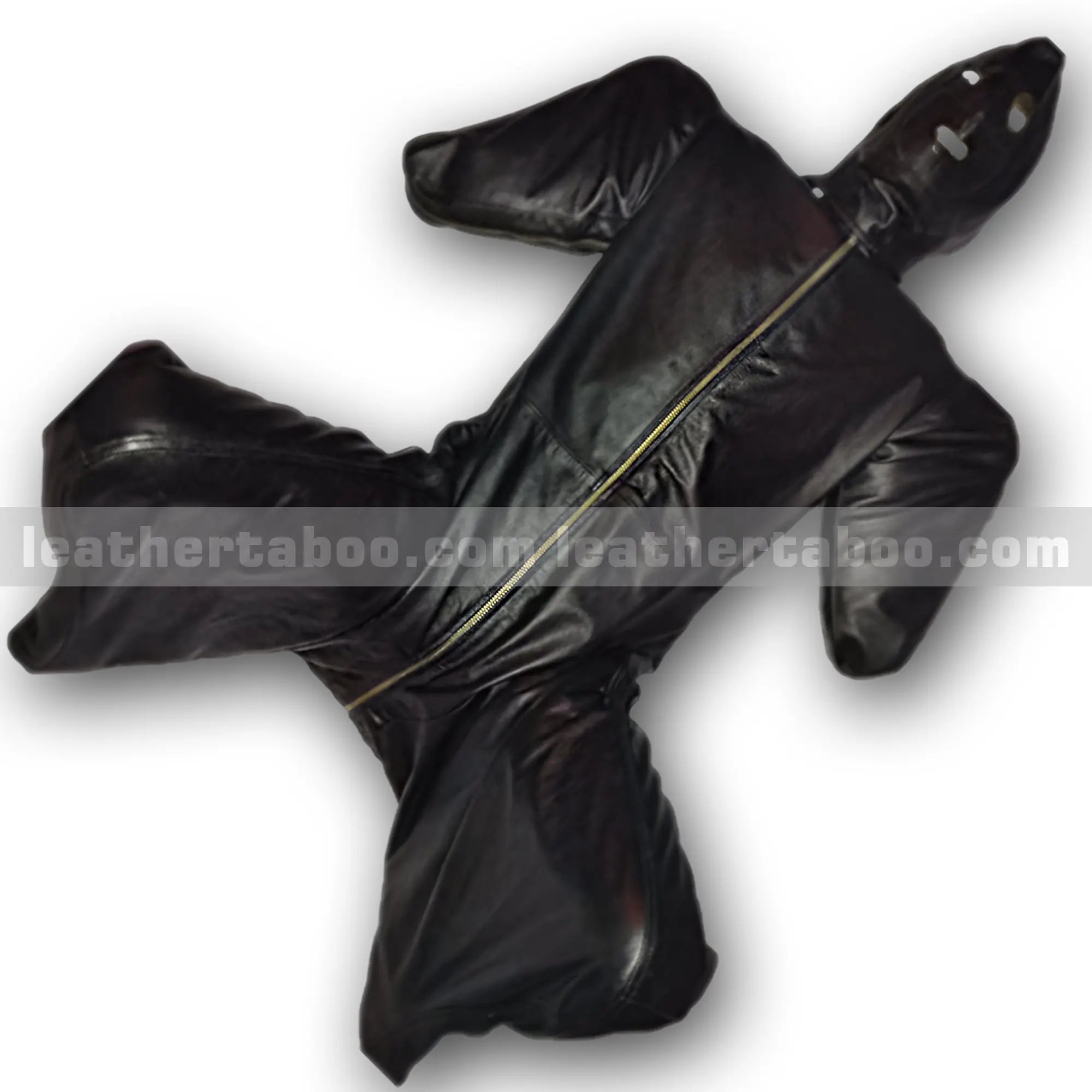 Full Enclosure Leather Sleep Sack Suit โ Premium Cowhide | Unisex - Leather taboo