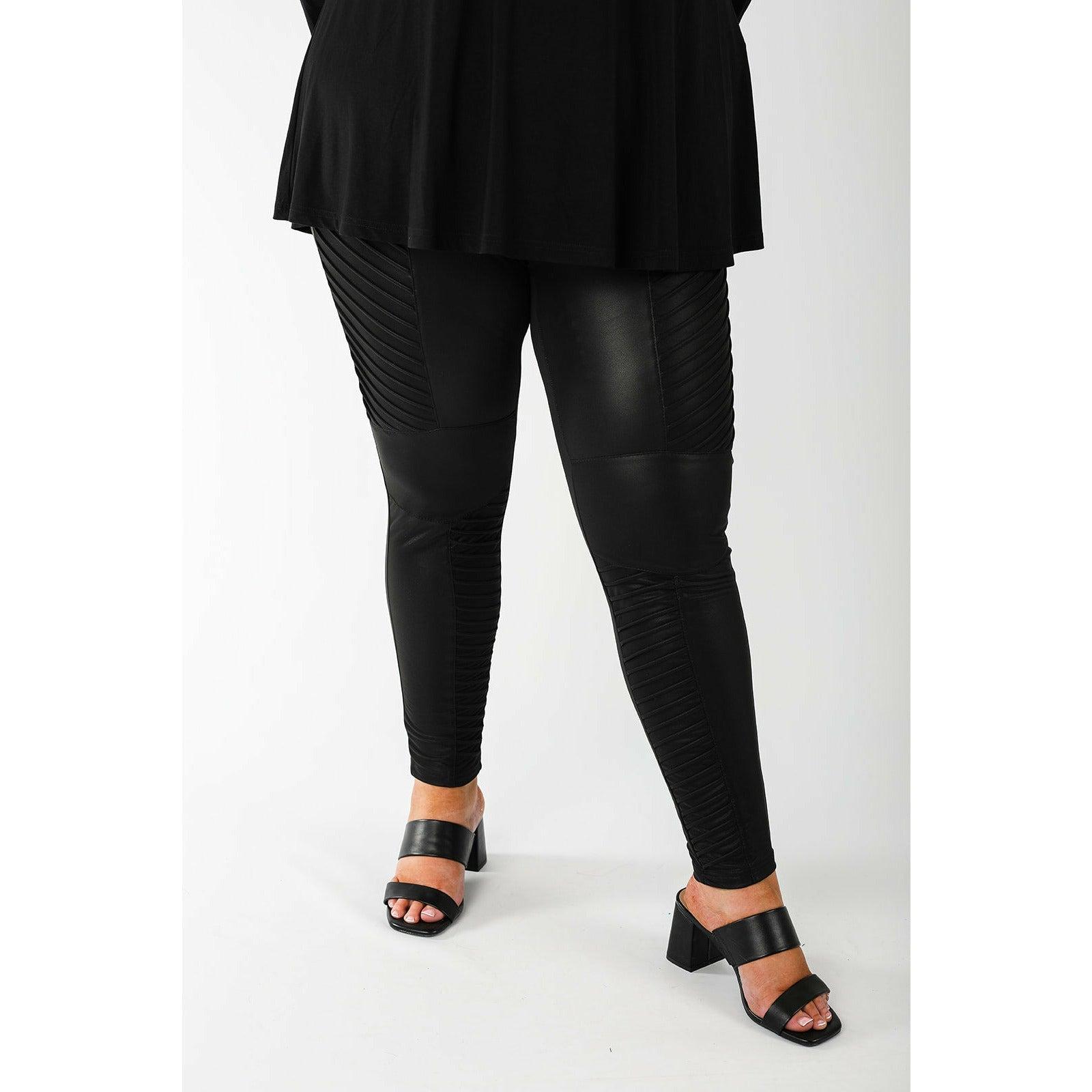 Women’s Real Lambskin Leather Quilted Biker Pants (Skinny Leggings Trousers)