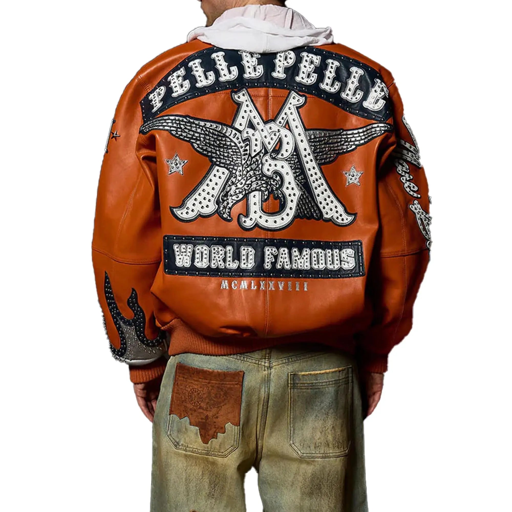 World Famous Pelle Pelle Genuine Plush Leather Jacket