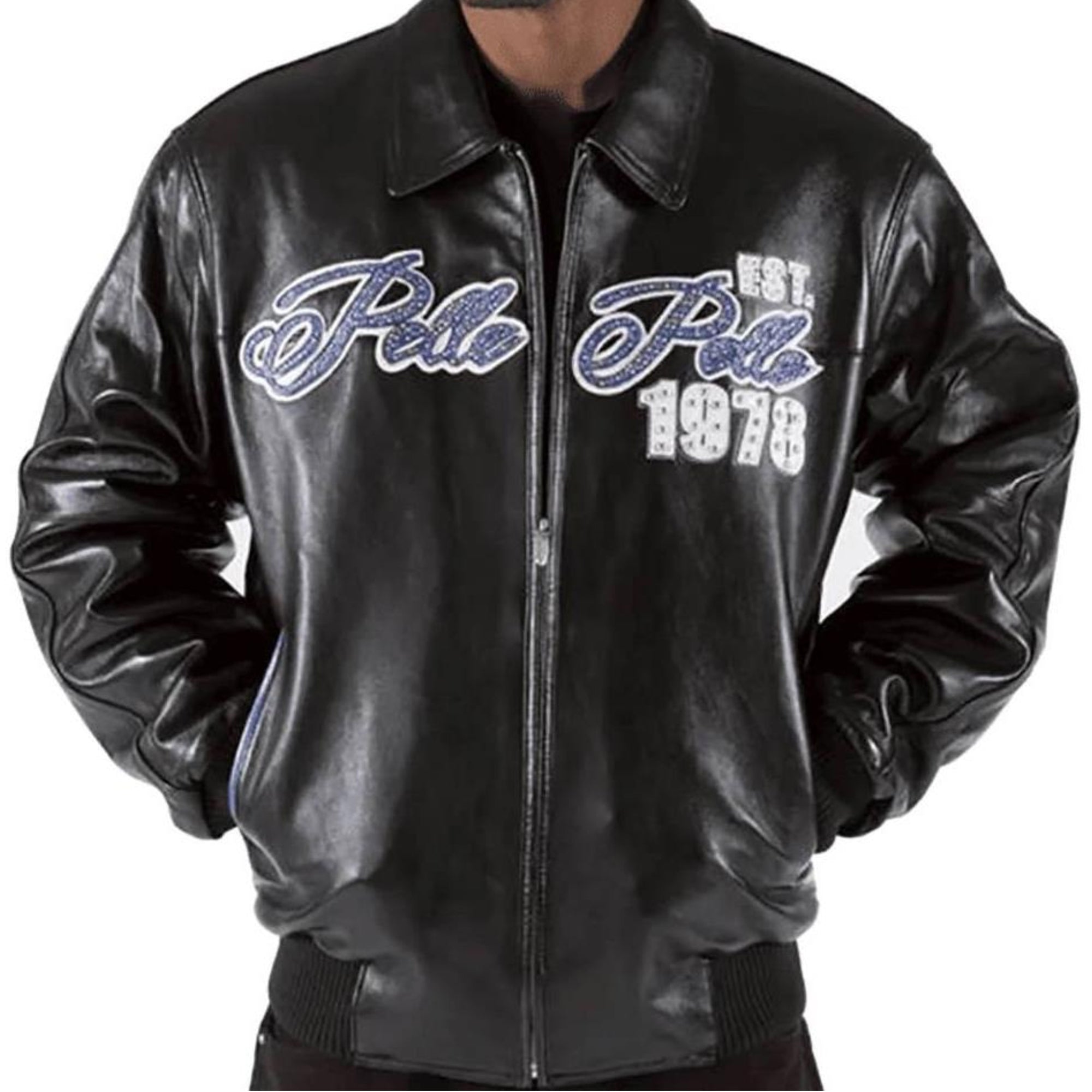 Men's Black Pelle Pelle 1978 Bomber Jacket – Premium Cowhide Leather
