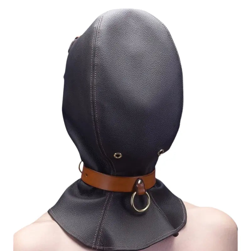 Share : We will confirm the size for some of the products by email. So, your items will be in proper fitting. RELA LEATHET FULLY ADJUSTABLE BONDAGE HOOD WITH COLLAR - Leather taboo