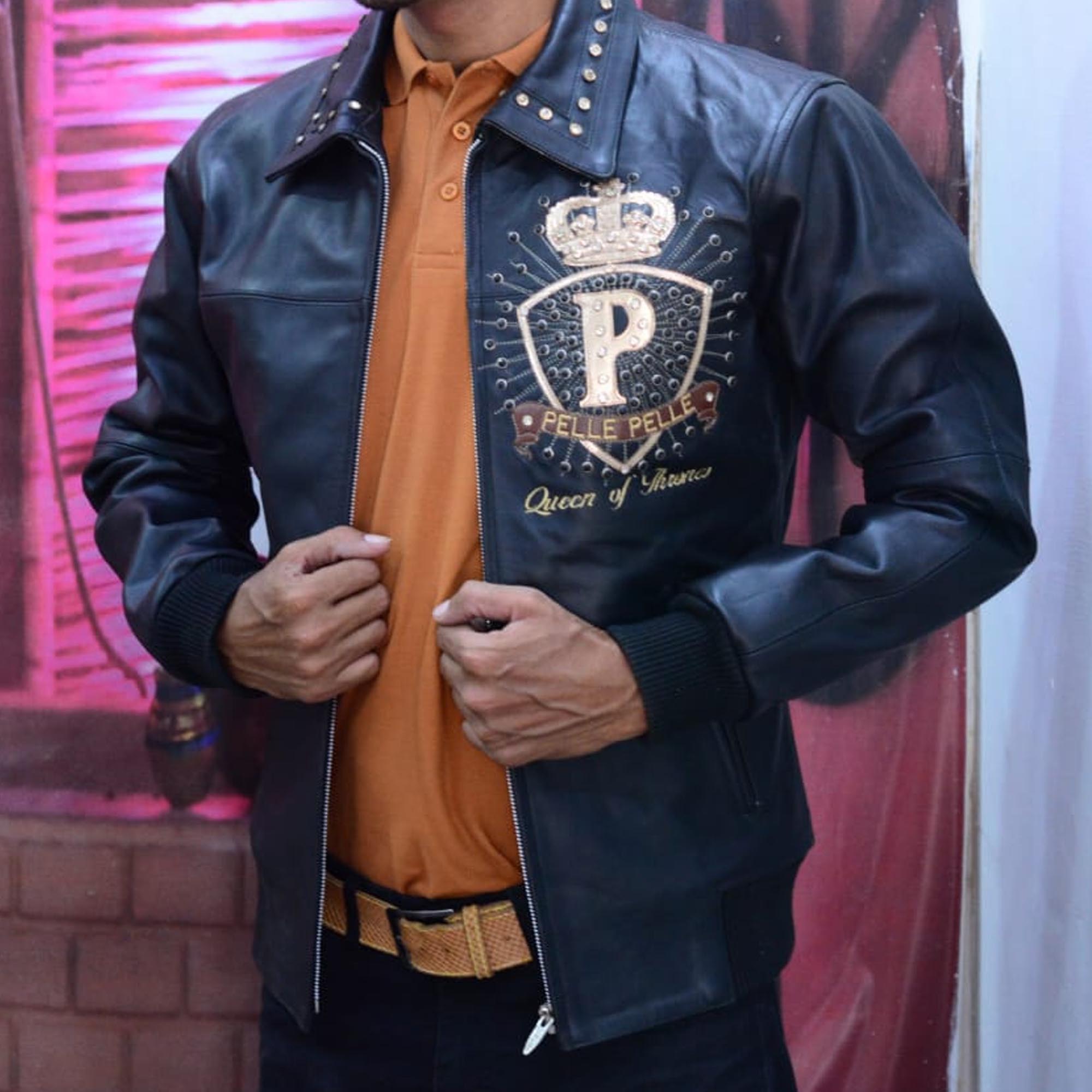 Pelle Pelle Greatest Of All Time Real Leather Jacket leathertaboo.com