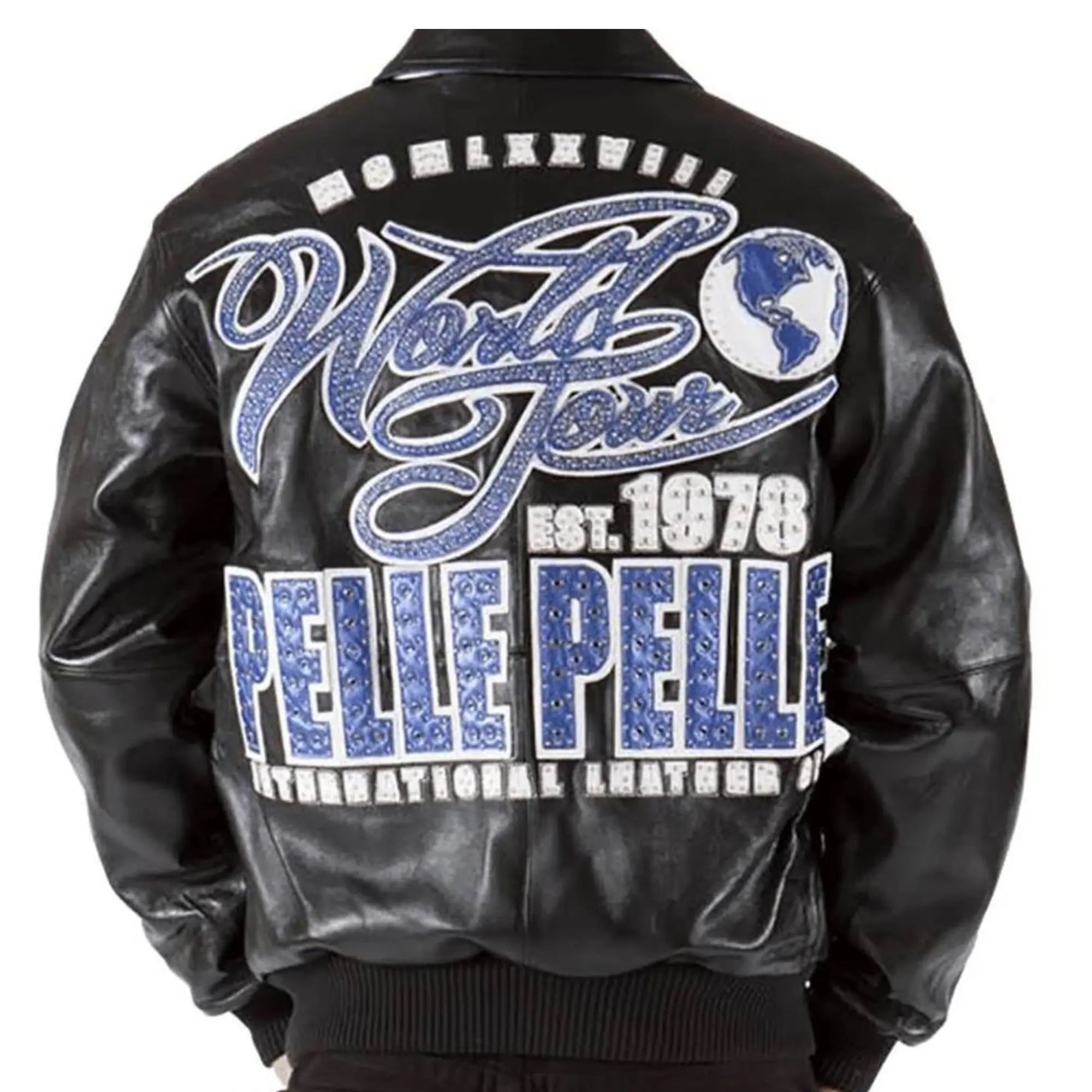 Men's Black Pelle Pelle 1978 Bomber Jacket โ Premium Cowhide Leather - Leather taboo