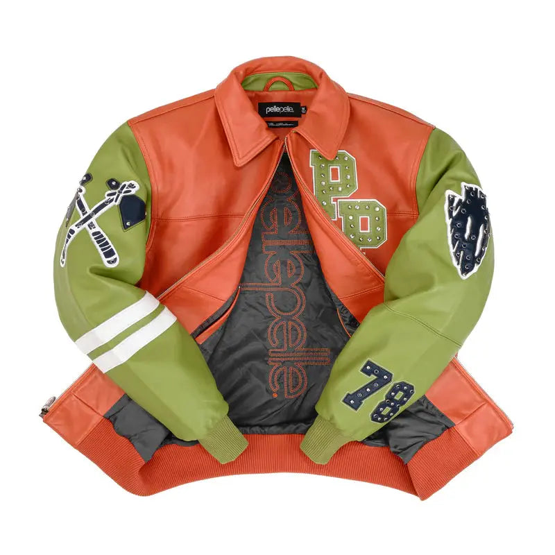PELLE PELLE ORANGE RENEGADES LEATHER JACKET