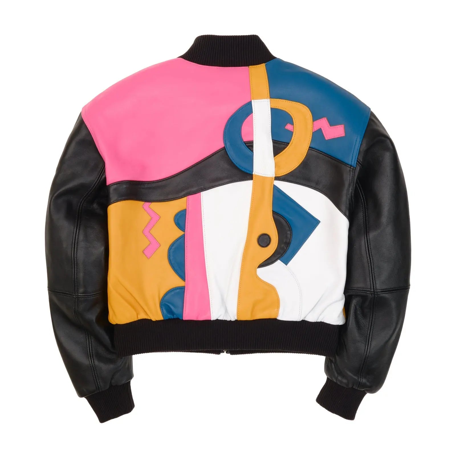 Womenโs Premium Pelle Pelle Cowhide Leather Jacket โ Colorful Designer Streetwear - Leather taboo