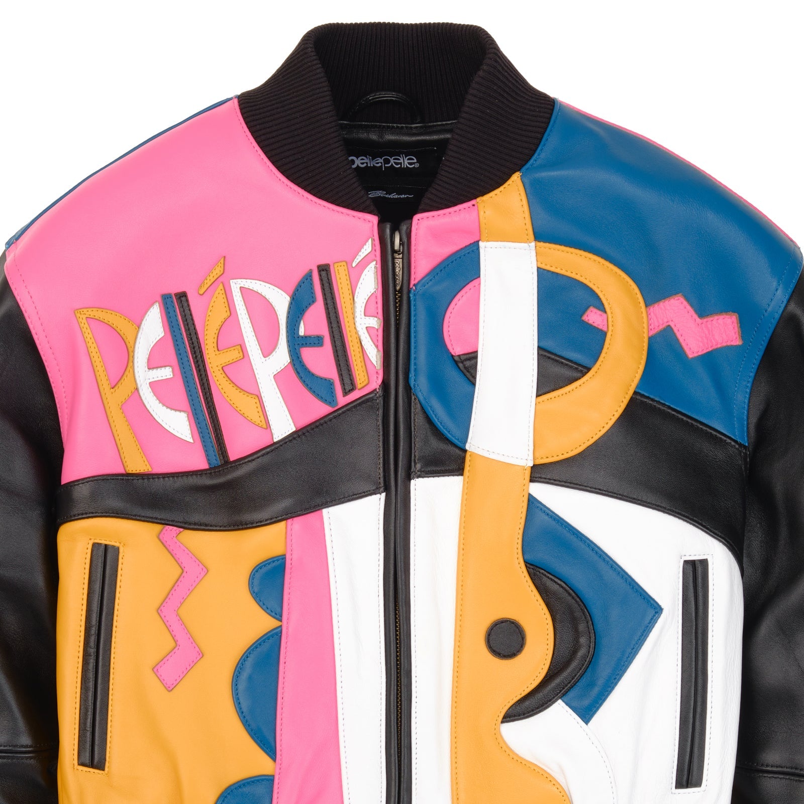 Women’s Premium Pelle Pelle Cowhide Leather Jacket – Colorful Designer Streetwear