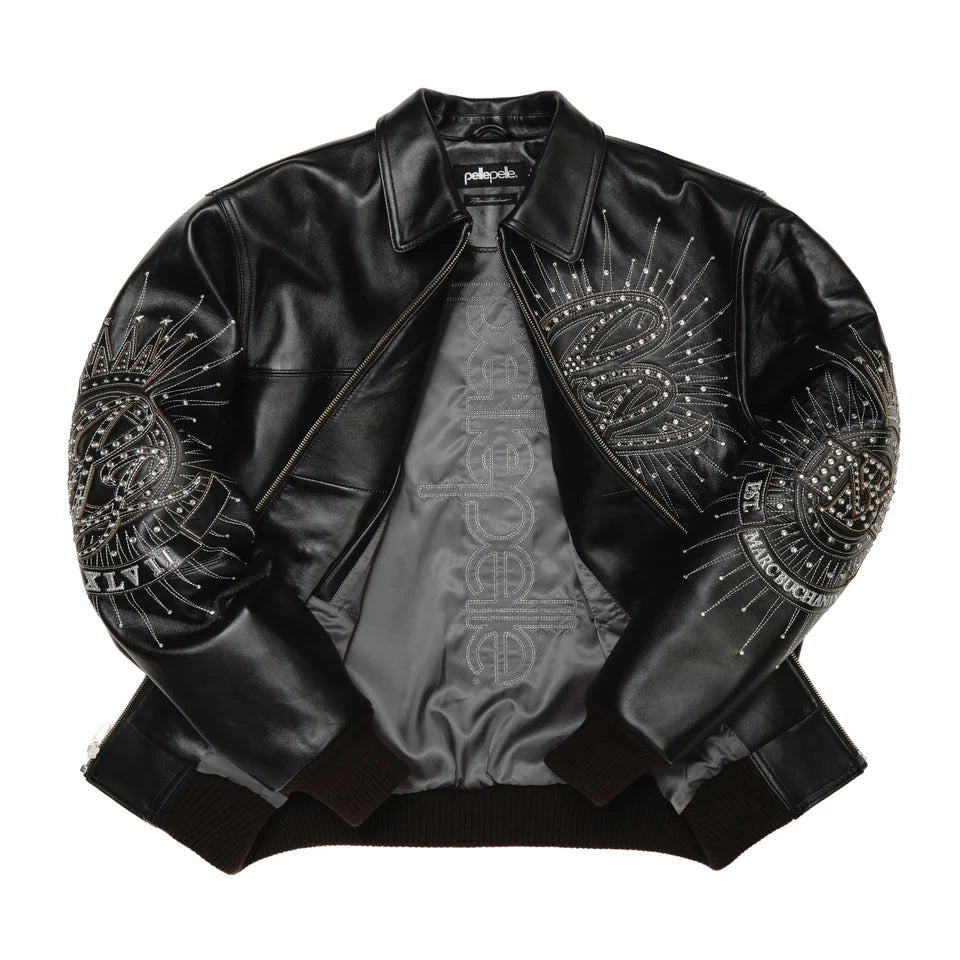 Pelle Pelle 47th Anniversary Black Jacket (Copy) leathertaboo.com