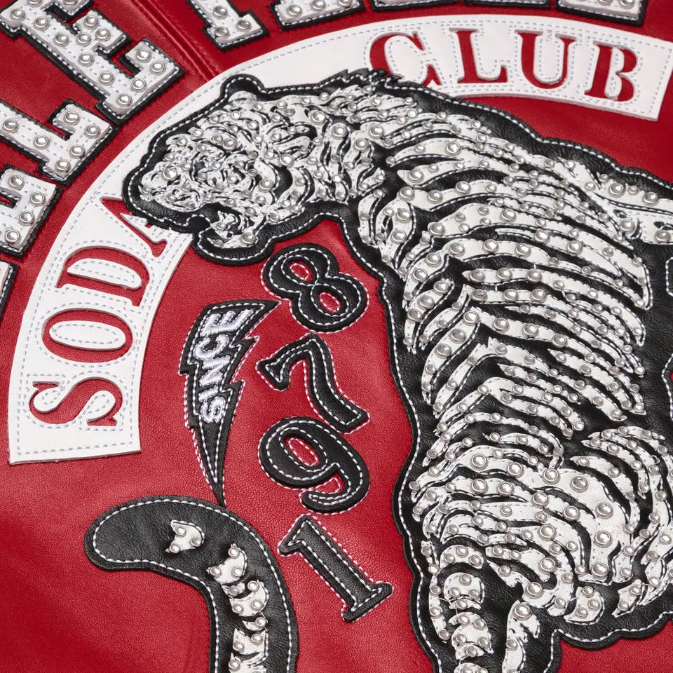Calf Leather Pelle Pelle Soda Club Tiger Jacket - Leather taboo