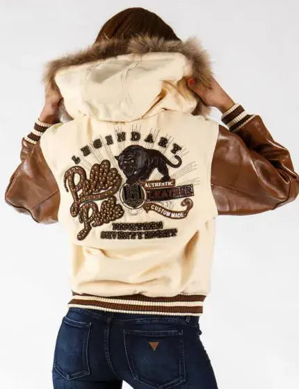 Pelle Pelle Best Quality Wool Hooded Leather Jacket
