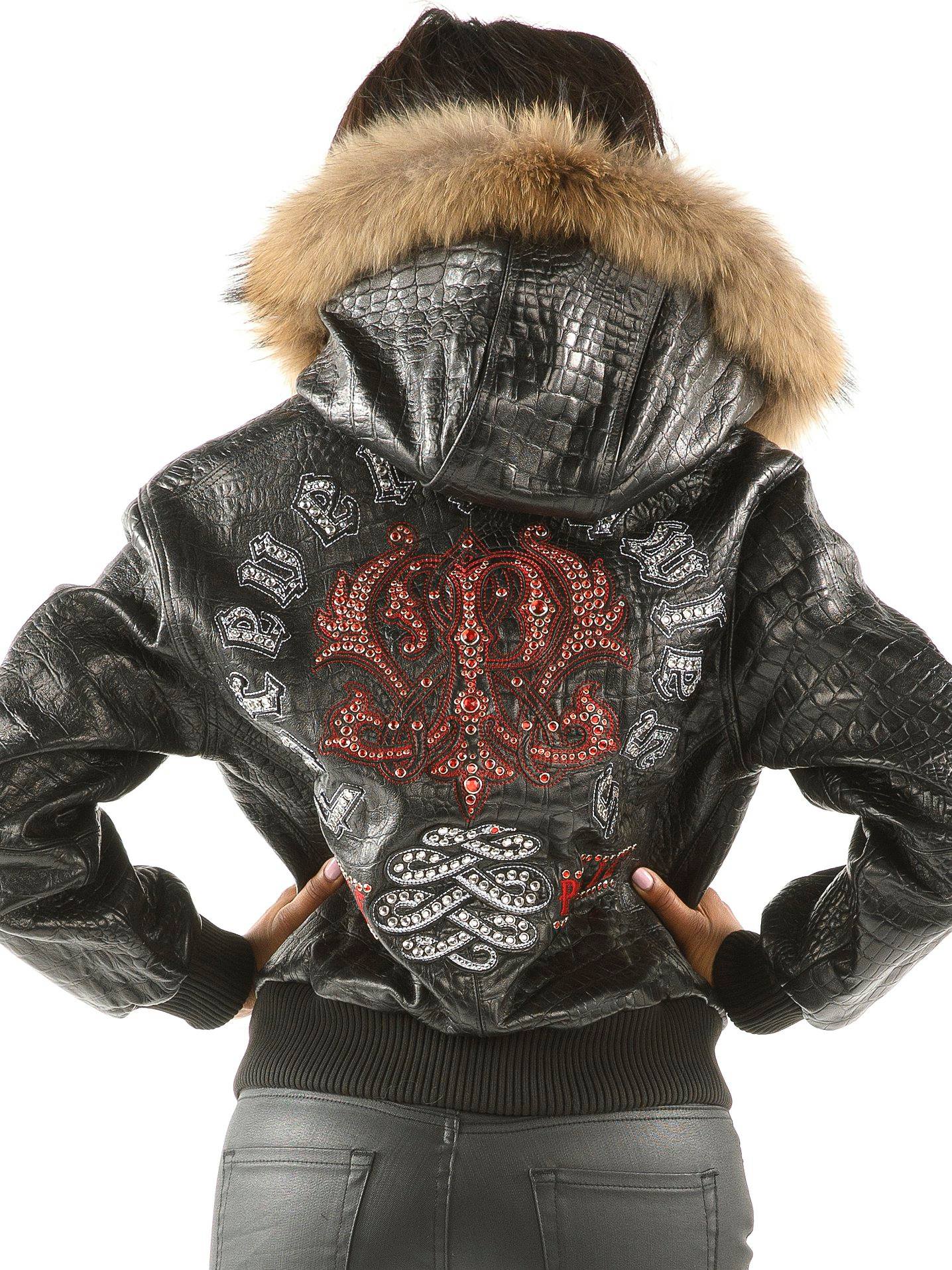 Pelle Pelle Forever Fearless Black Hood Leather Jacket