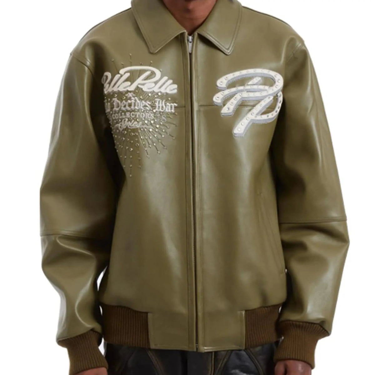 Pelle Pelle Greatest Of All Time Marc Buchanan Olive Jacket (Copy)