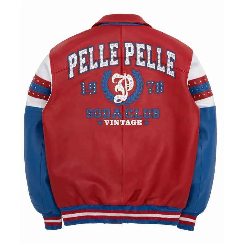 Pelle Pelle Red Vintage Arches Jacket | Pelle Pelle Store