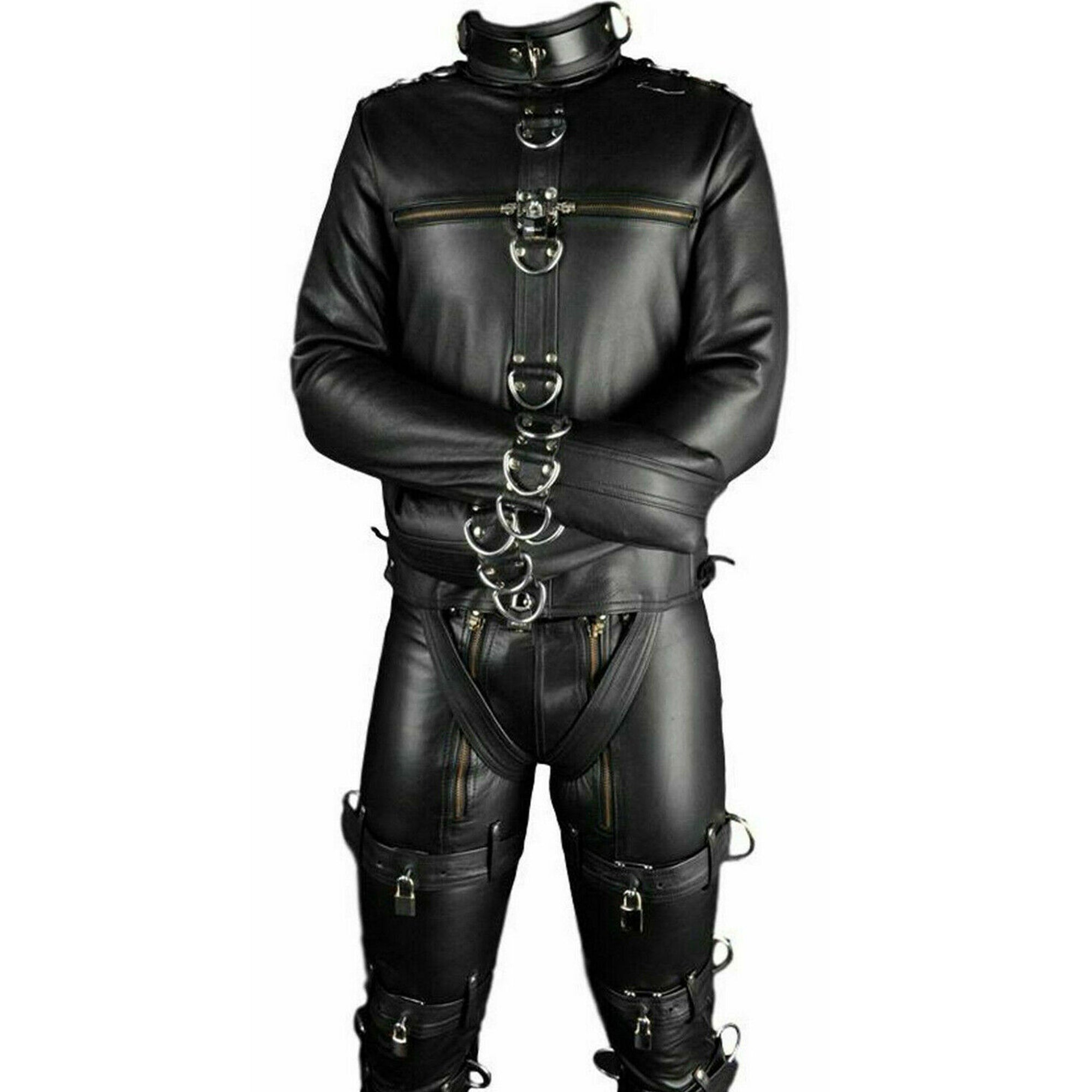 Fetish Leather BDSM Straitjacket