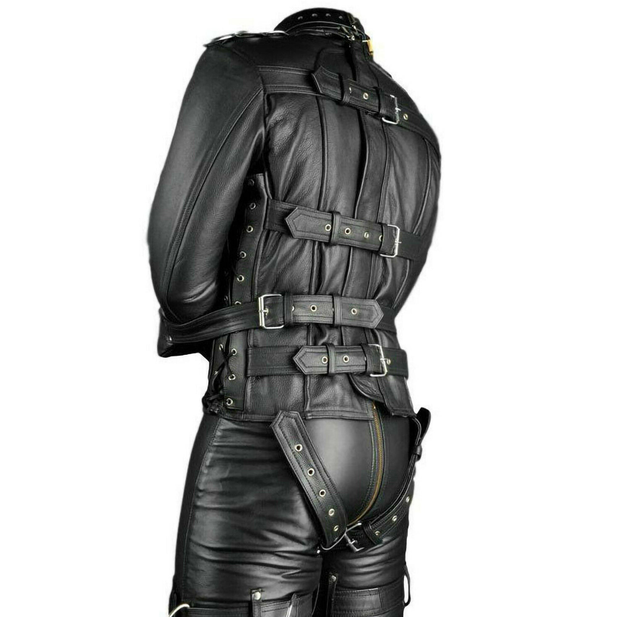 Fetish Leather BDSM Straitjacket