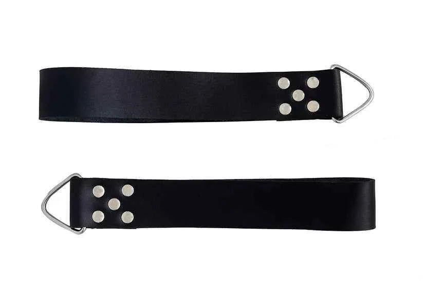 Premium Handmade Black Leather Swing – Heavy-Duty Hanging Sling for Intimate Couples Play – Durable & Stylish Adult Hammock