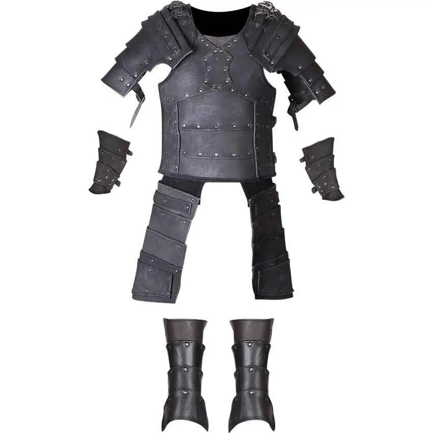 Real leather Game of Thrones Jon Snow replica Armour theatrical Leather Brigandi