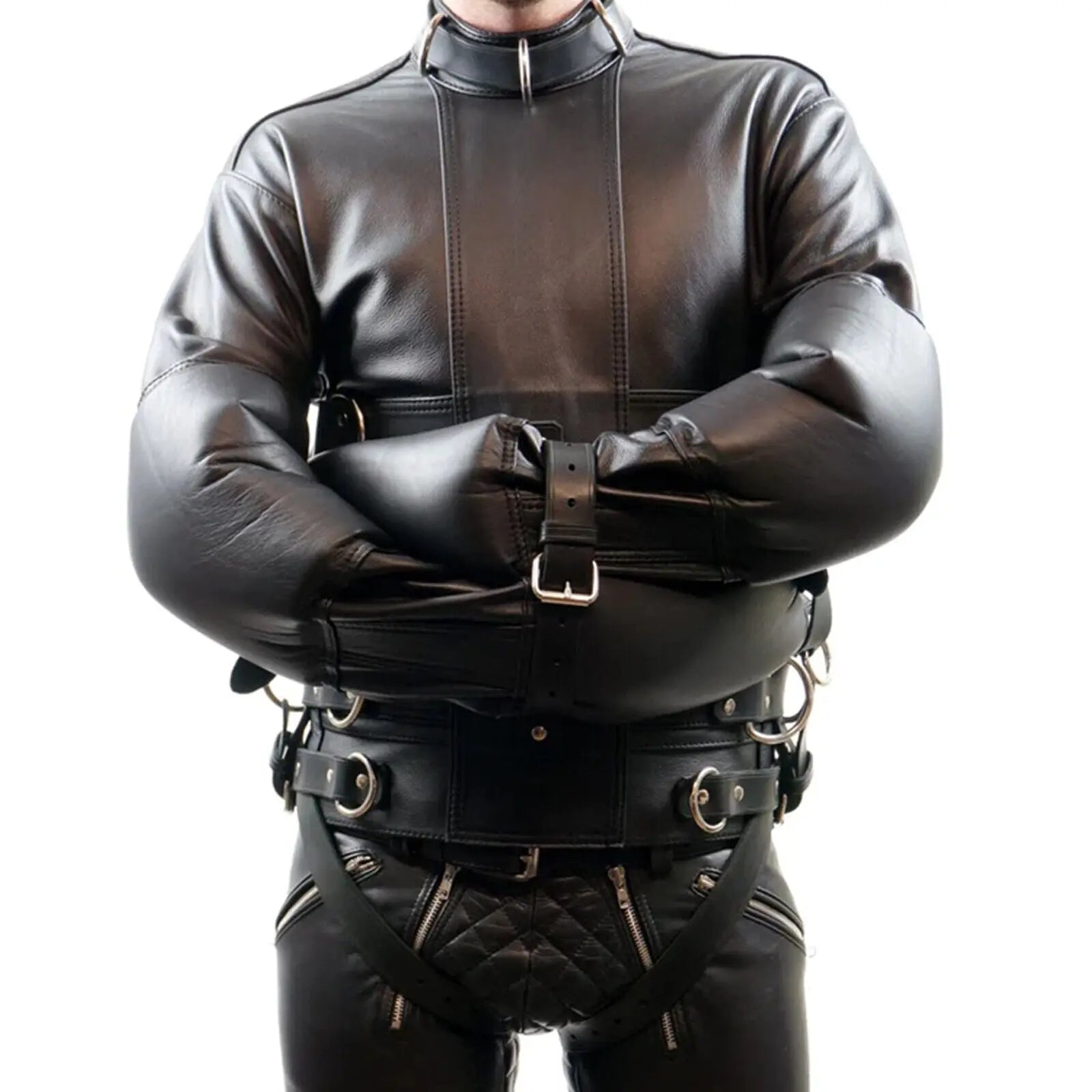 Original Cowhide Leather Bondage Straitjacket