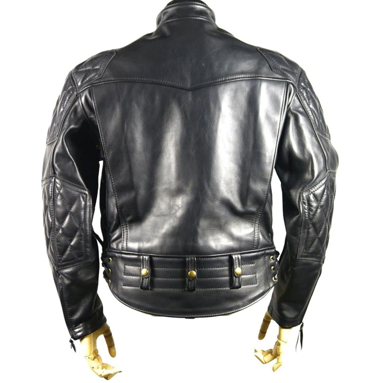 A cowhide leather padded jacket is a jacket made from the hide of a cow