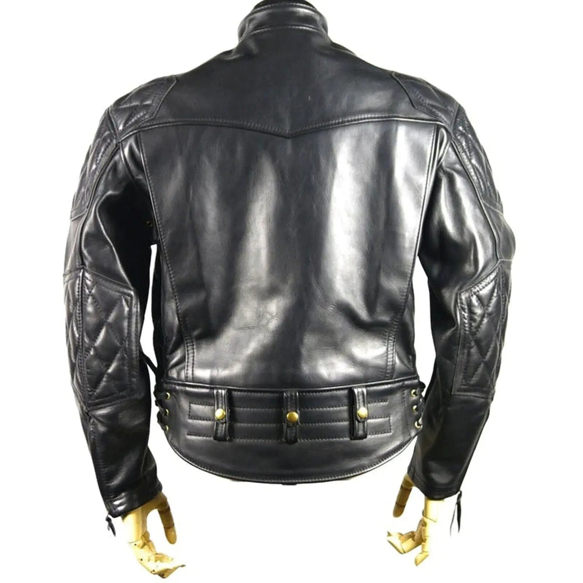 A cowhide leather padded jacket is a jacket made from the hide of a cow