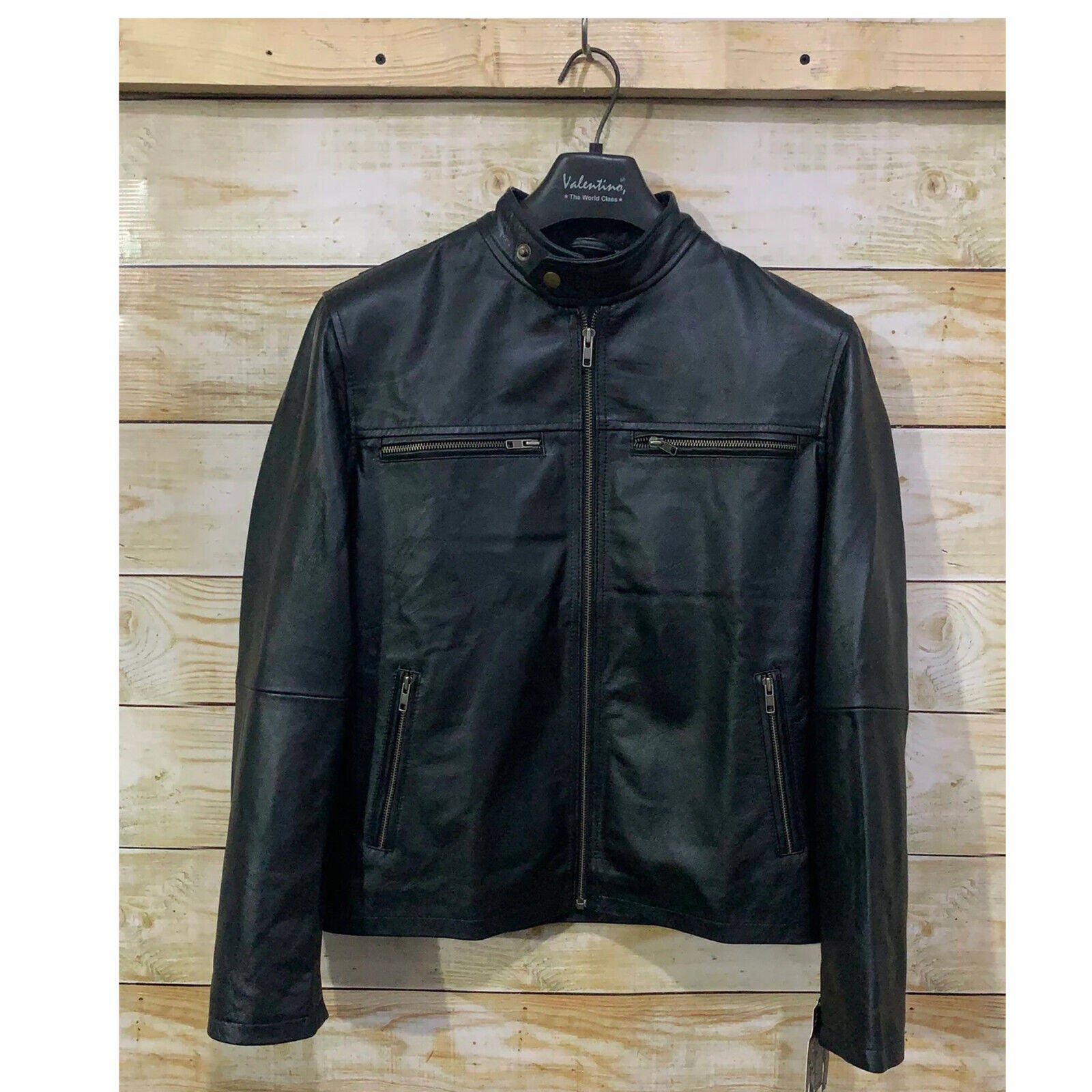 Men Leather Jacket Men Motorcycle Jacket Leather Jacket Mens Casual Leather Jack
