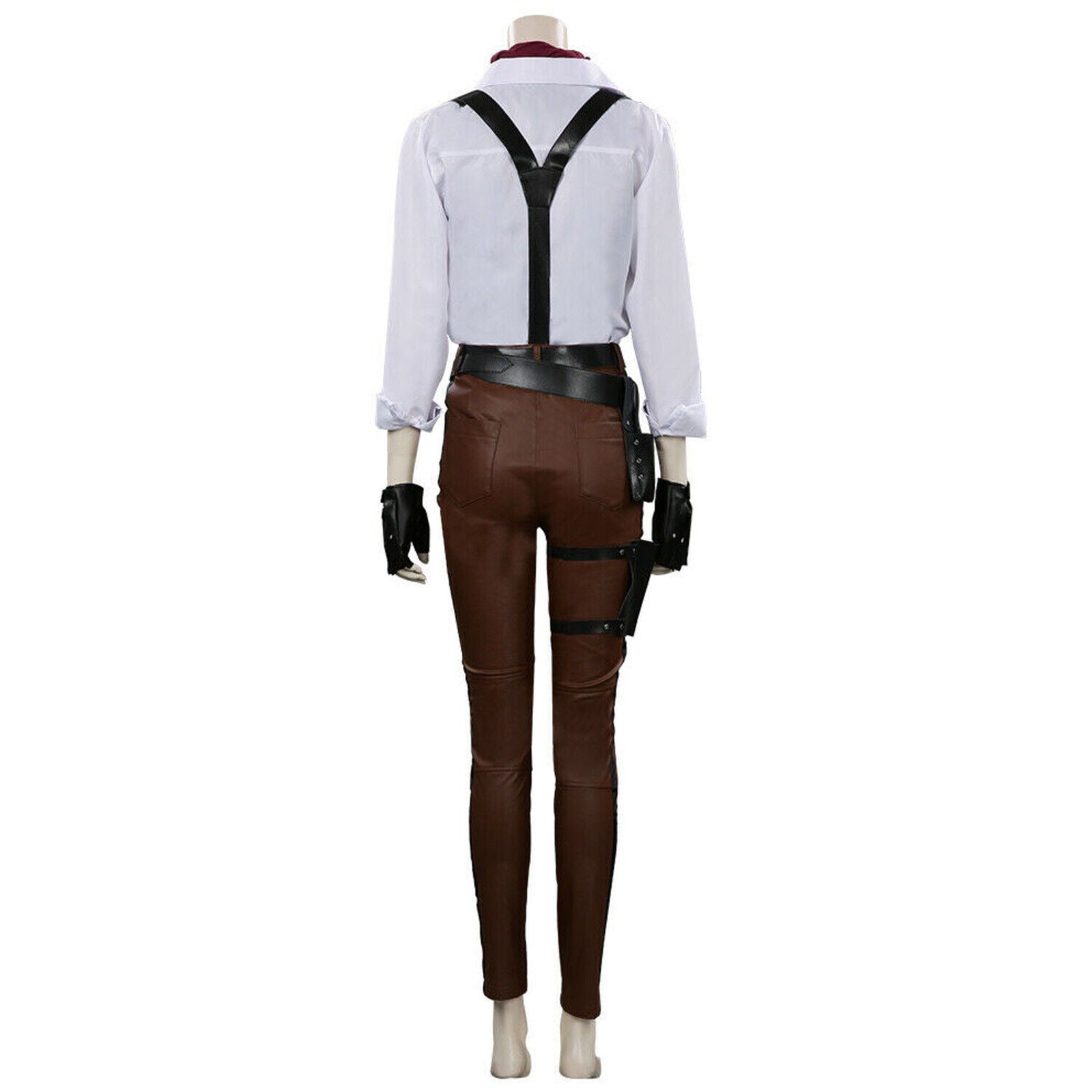 Stylish Leather Pants Women Trousers Red leggings Low rise Pants Slimfit Outfit