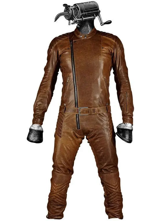 Men's Premium Sheepskin Leather Overalls