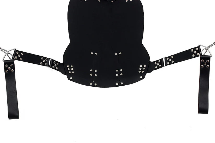 100% Genuine Leather Bondage Swing – Black | Heavy-Duty Adult Hammock leathertaboo.com