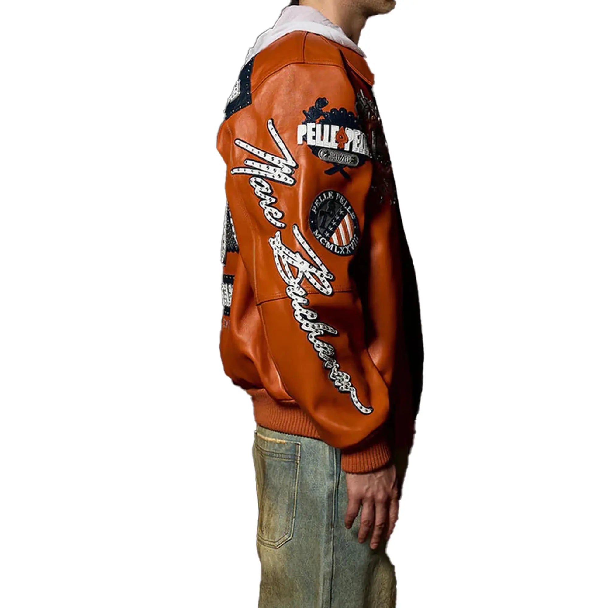 World Famous Pelle Pelle Genuine Plush Leather Jacket