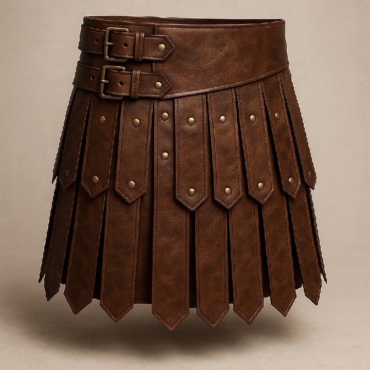 Premium Men's Roman Gladiator Skirt