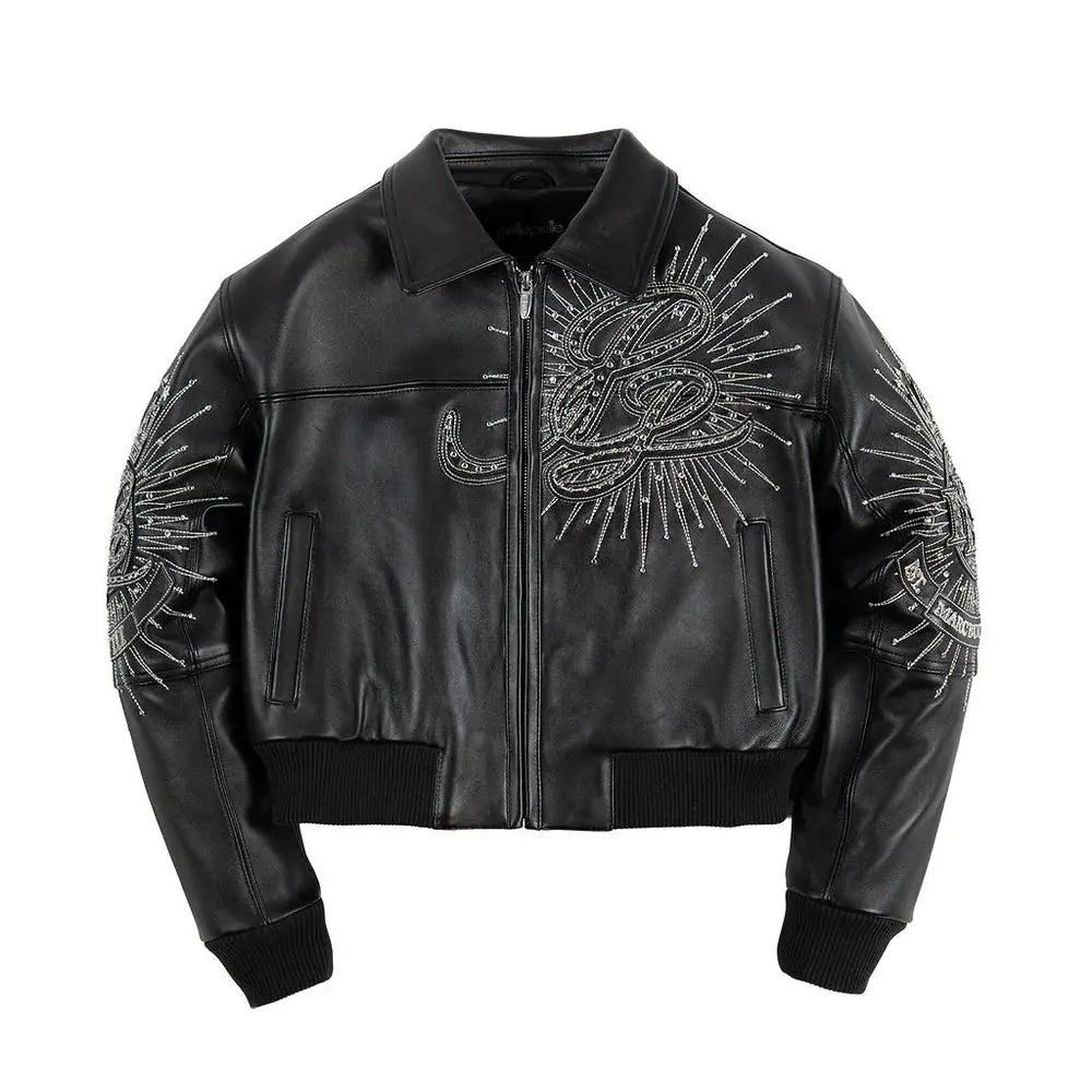 48Th Anniversary Womens Crop Jacket, back view