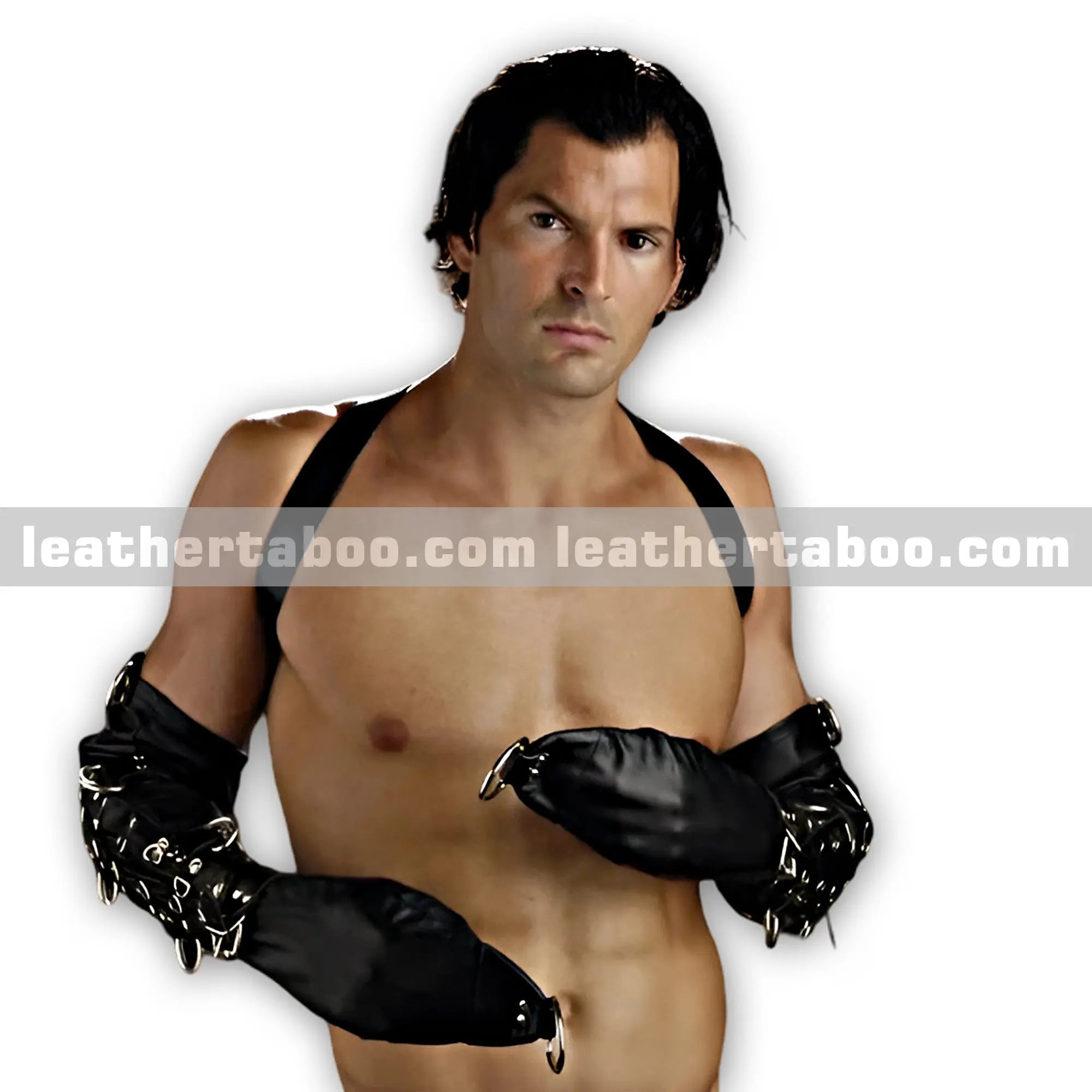 Strict Leather Pet Crawler Restraint - Arms & Legs Binder - Fetish Puppy Play Kit