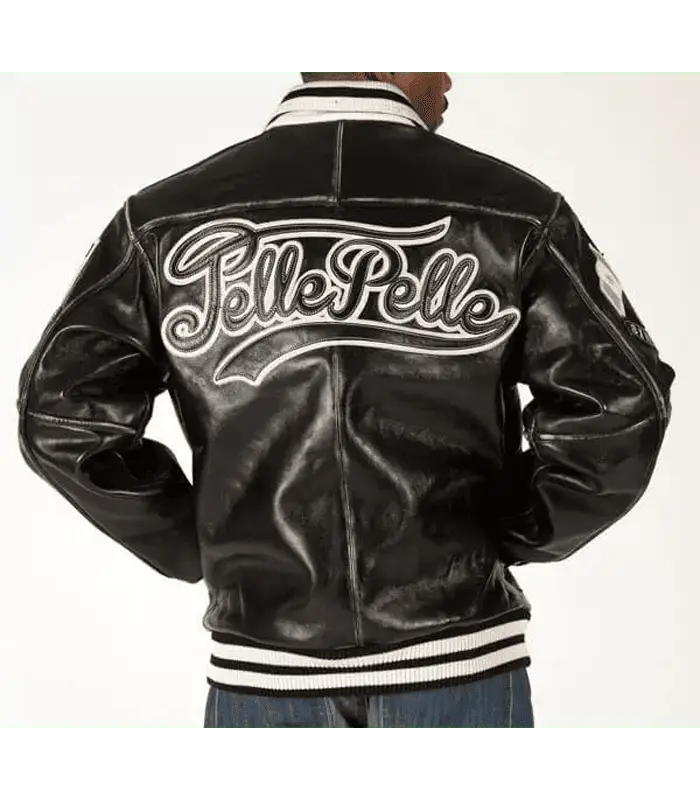 Pelle Pelle Black Bomber 1978 Leather Jacket
