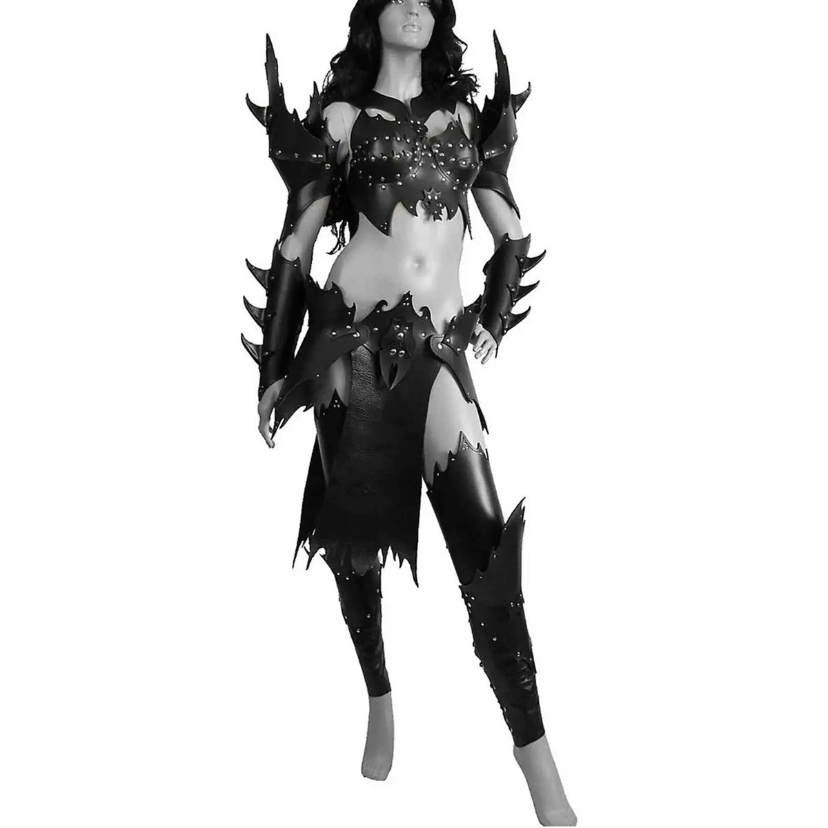 Celtic Viking fantasy armor by Leather Taboo detail