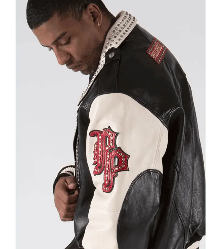 Mens Pelle Pelle Black 1978 Biker Leather Jacket
