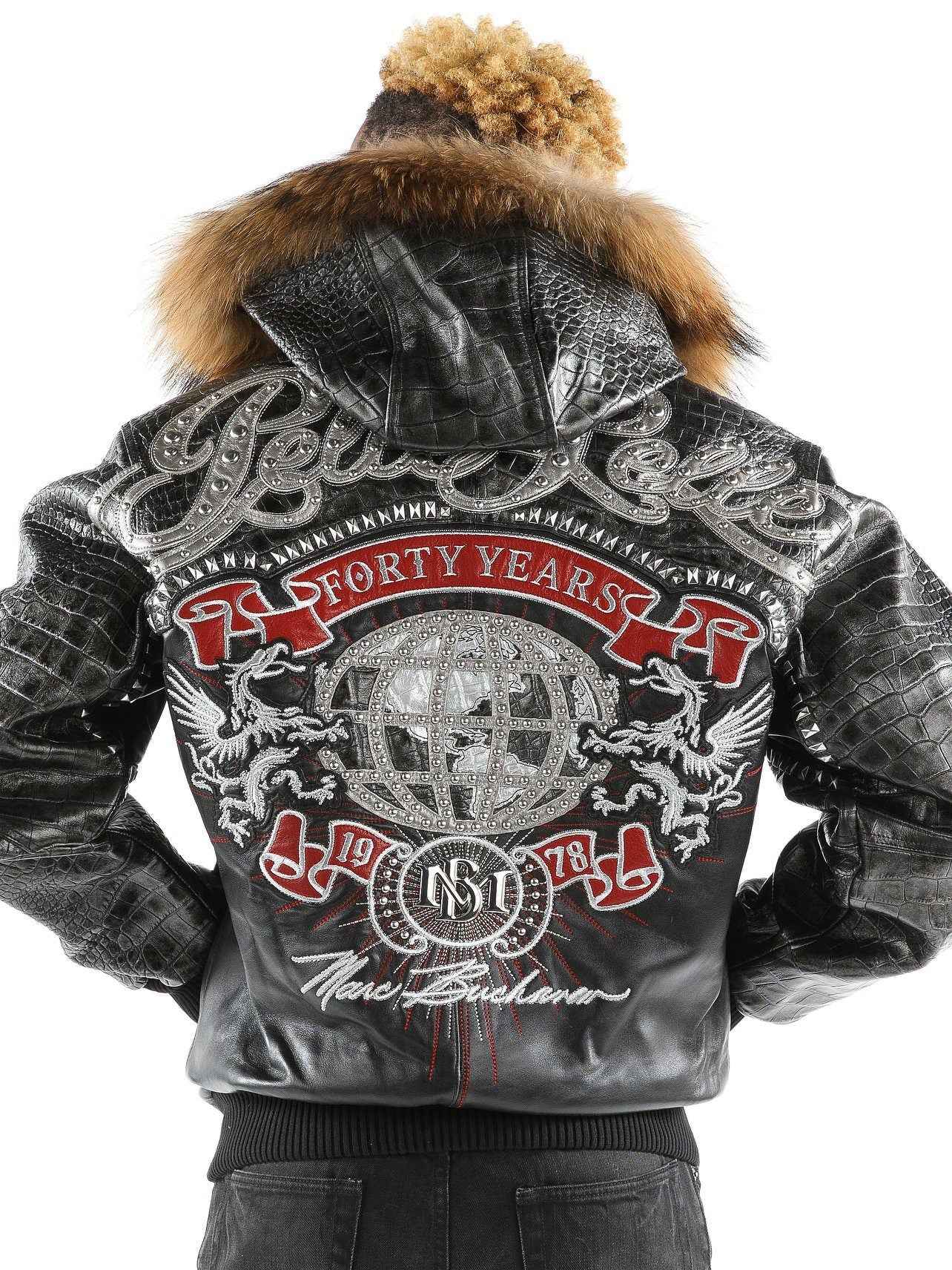 Pelle Pelle World Tour 1978 Black Leather Jacket