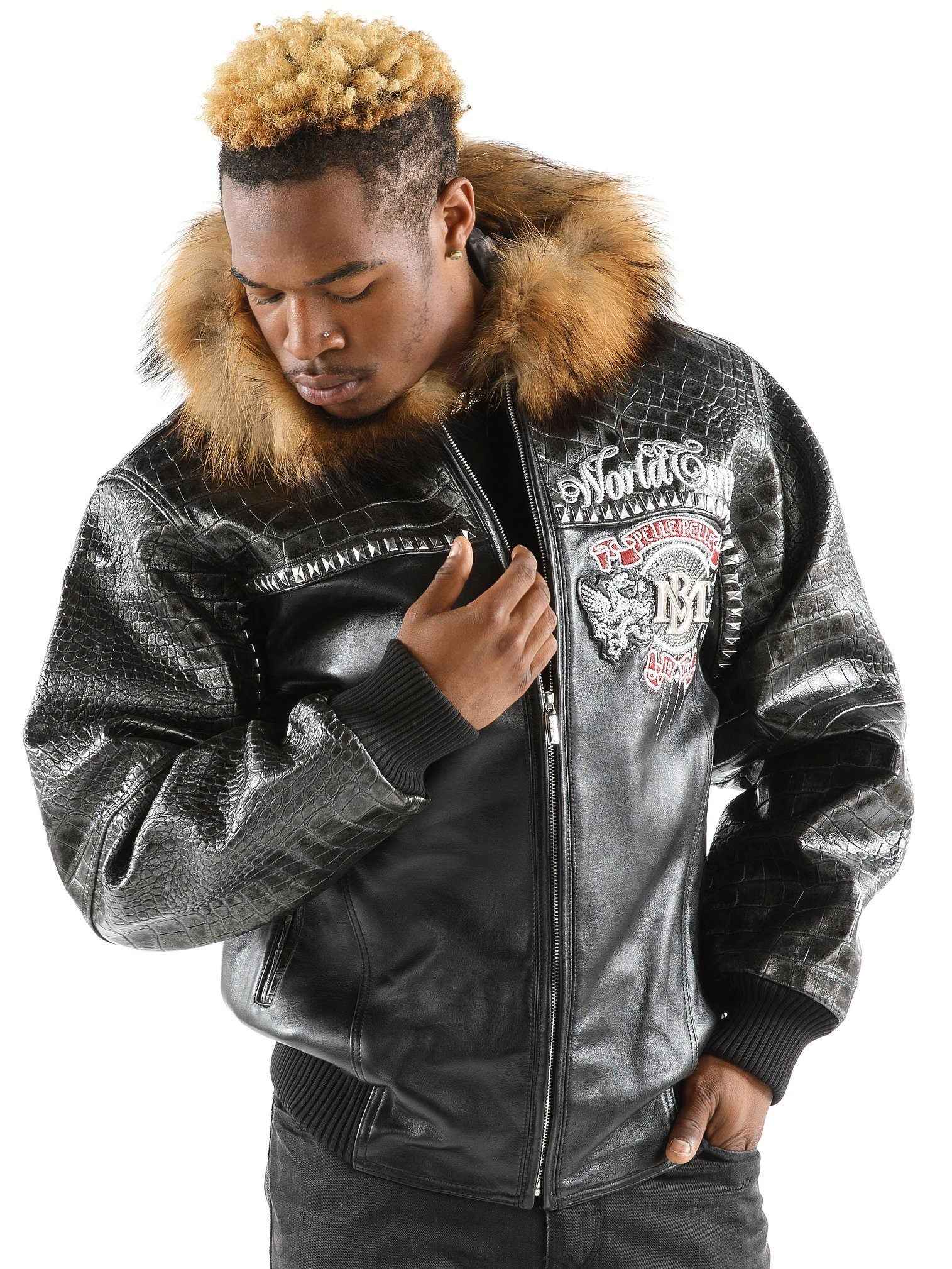 Pelle Pelle World Tour 1978 Black Leather Jacket