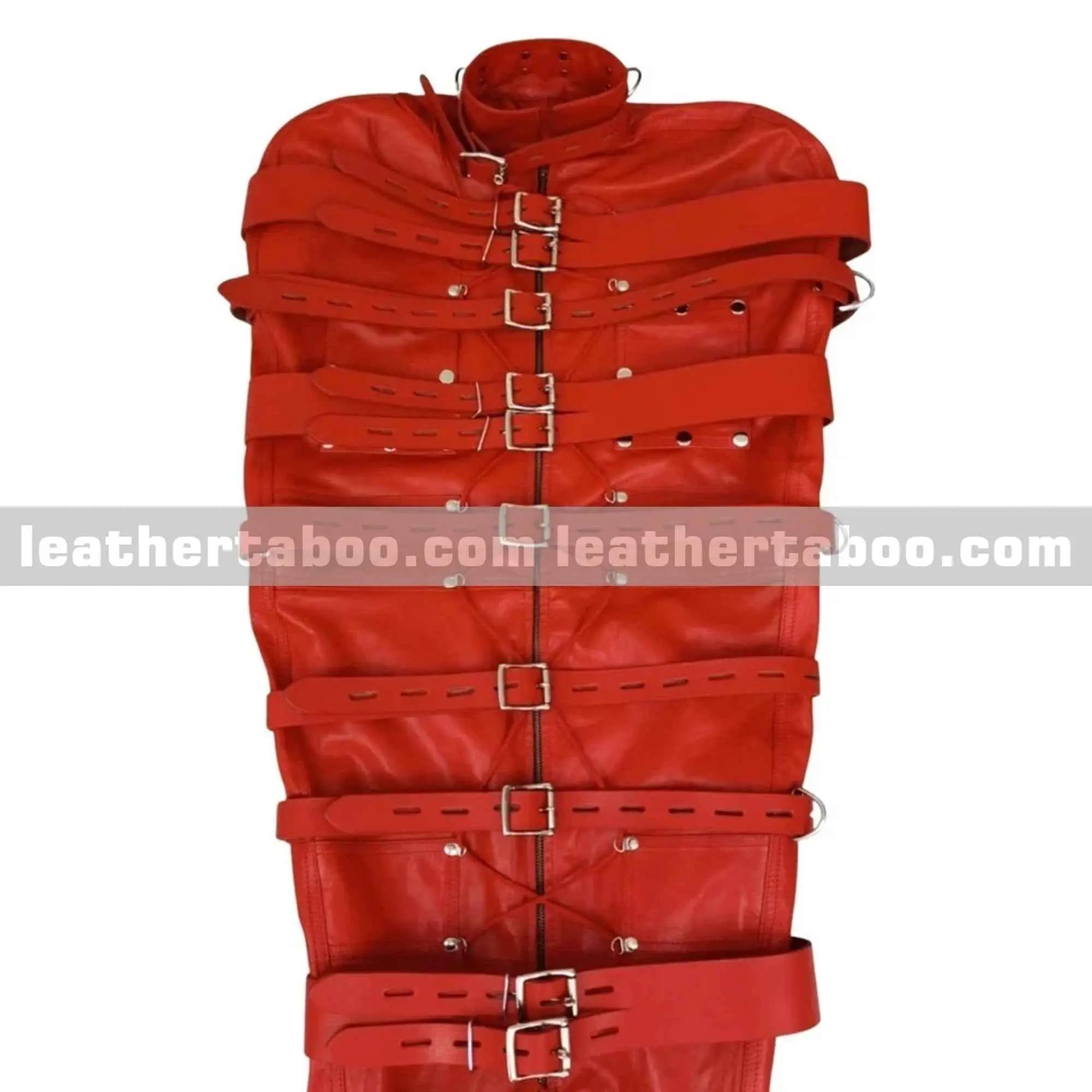 Genuine Leather Sleep Sack Body Bag with Heavy Duty Belts & Front Zip