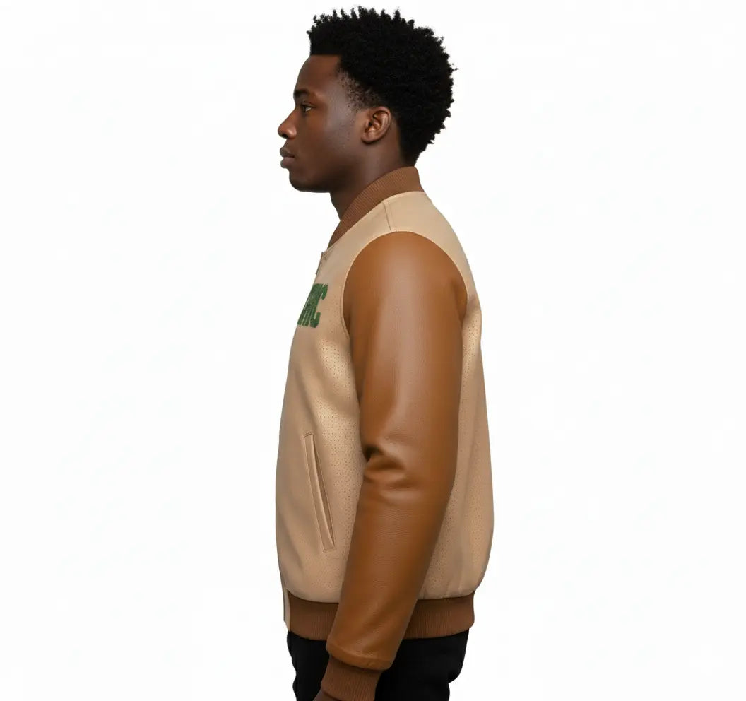 PelleChic Limited Edition Embroidered Leather Jacket – Native Chief Design leathertaboo.com