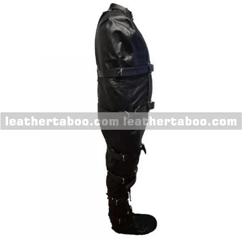 Heavy Duty Leather Sleep Sack with Straps & Zipper leathertaboo.com