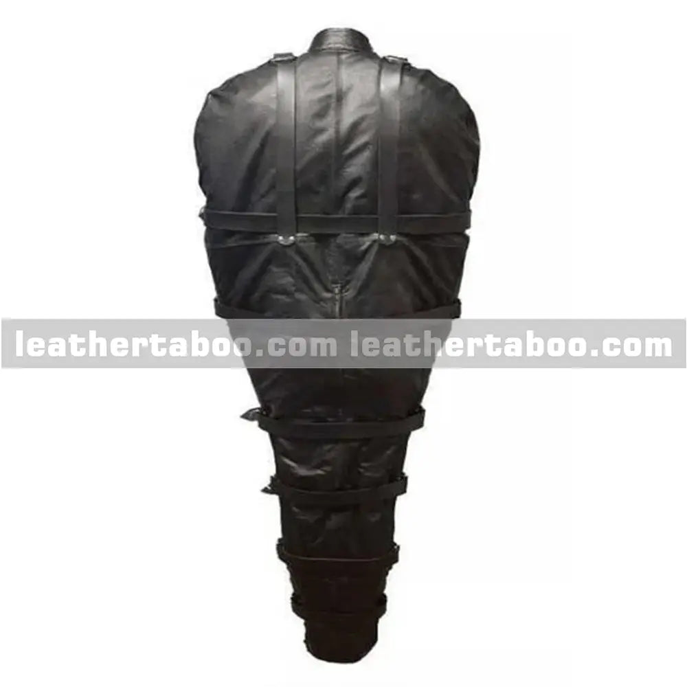 Heavy Duty Leather Sleep Sack with Straps & Zipper leathertaboo.com