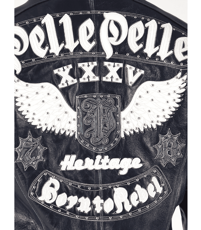 Pelle Pelle XXV Heritage Born to Rebel Navy Blue Jacket