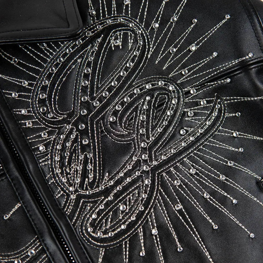 48Th Anniversary Womens Crop Jacket, detail view 3