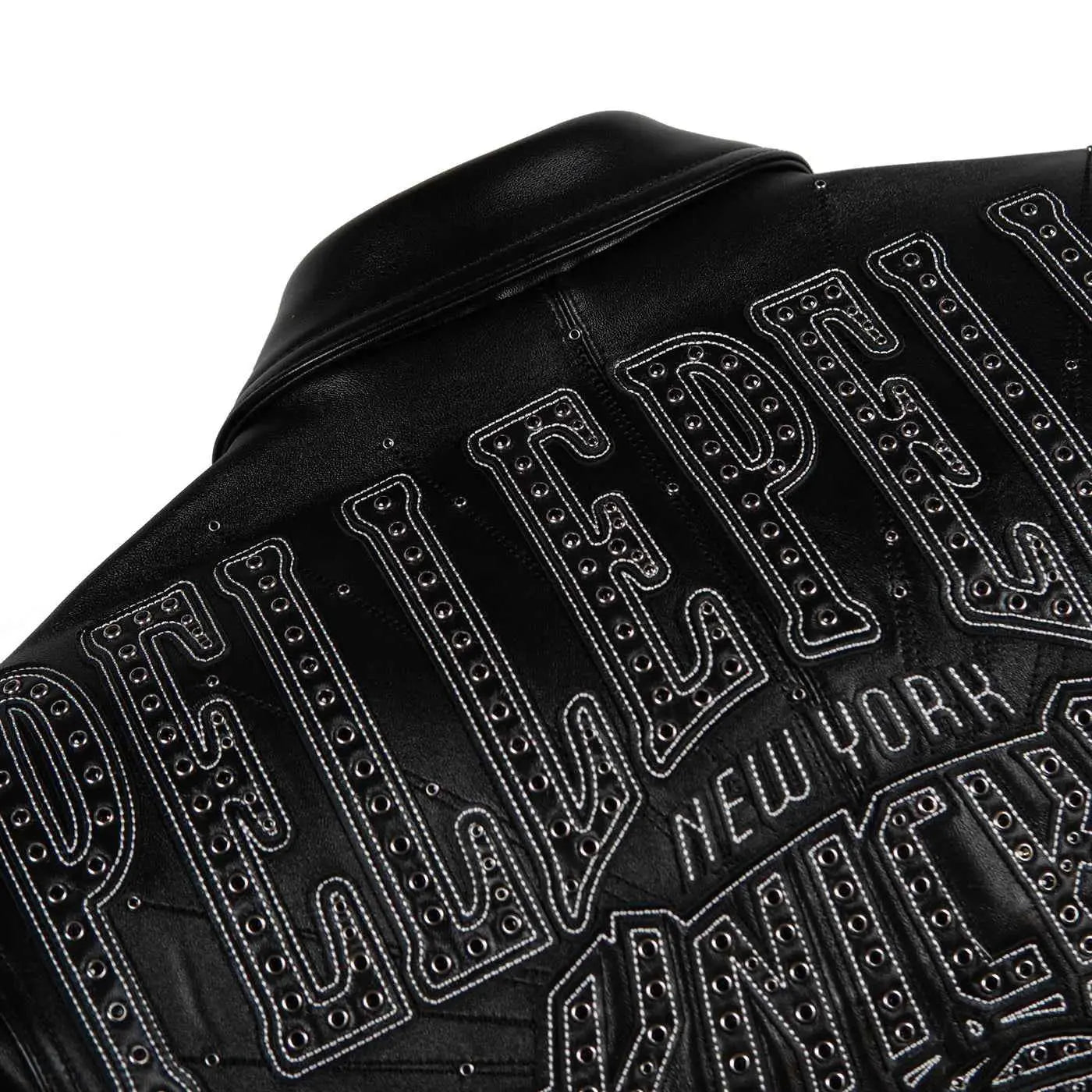 Pelle Pelle x FISLL for the city of knicks jacket