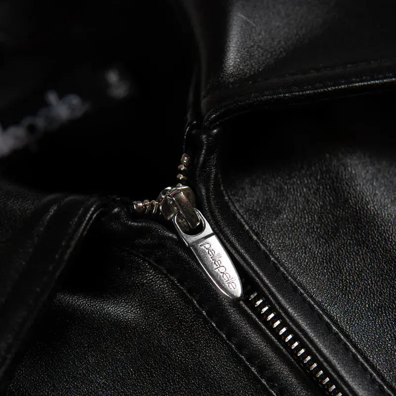 FISLL City of Knicks Women's Black Leather Jacket - Leather Taboo