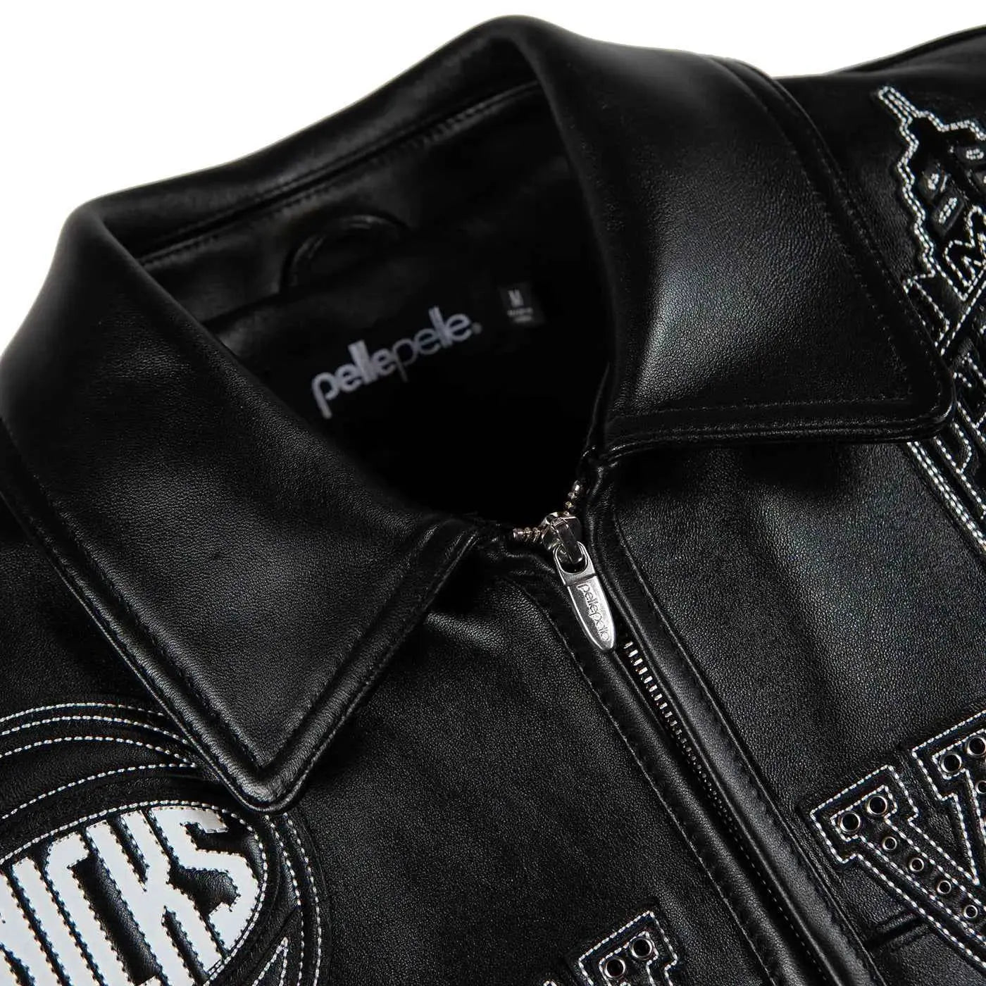 Pelle Pelle x FISLL for the city of knicks jacket