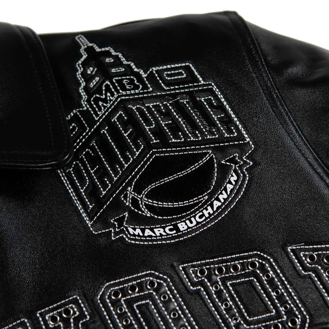 Pelle Pelle x FISLL for the city of knicks jacket