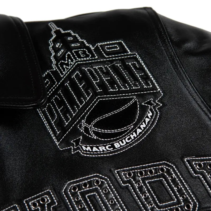 FISLL City of Knicks Women's Black Leather Jacket - Leather Taboo