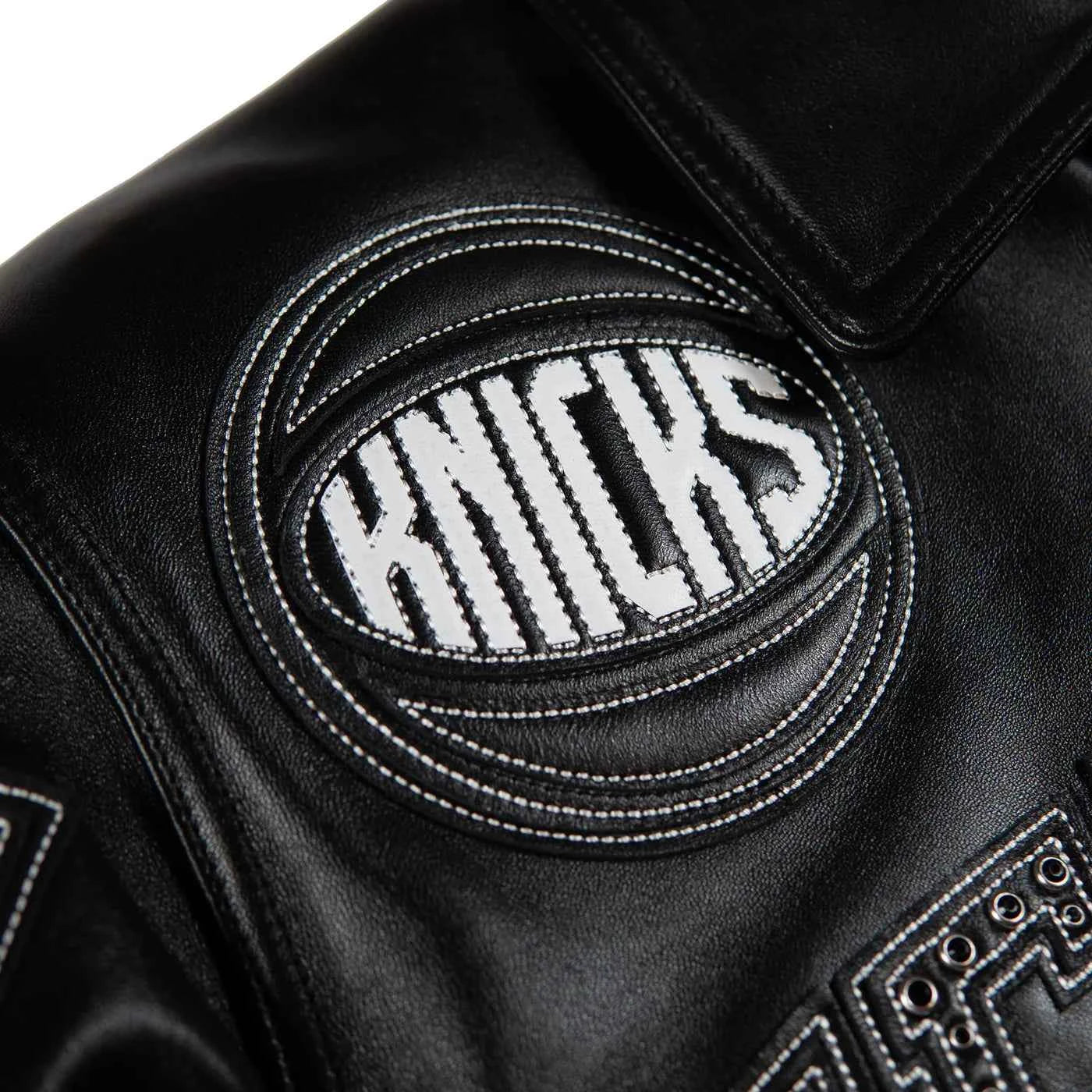 Pelle Pelle x FISLL for the city of knicks jacket